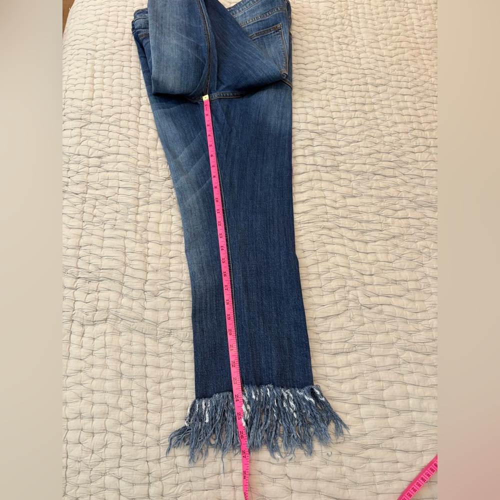Judy Blue Like-New Cropped Fit Fringe Hem Jeans, 3XL - Picture 9 of 9